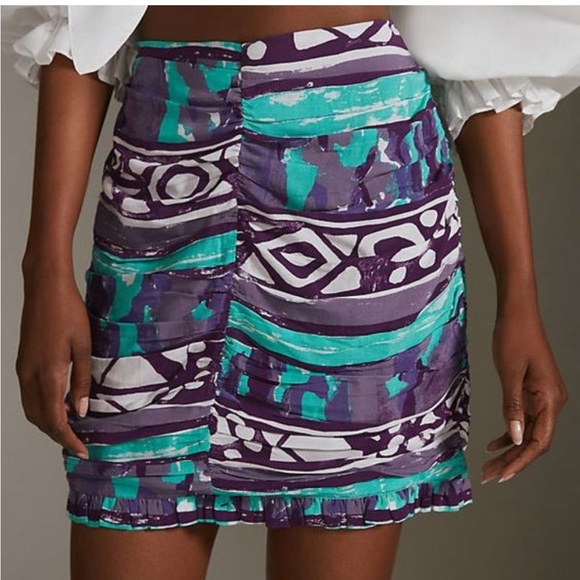 NWT Porridge elesa ruched mini skirt - Picture 3 of 5